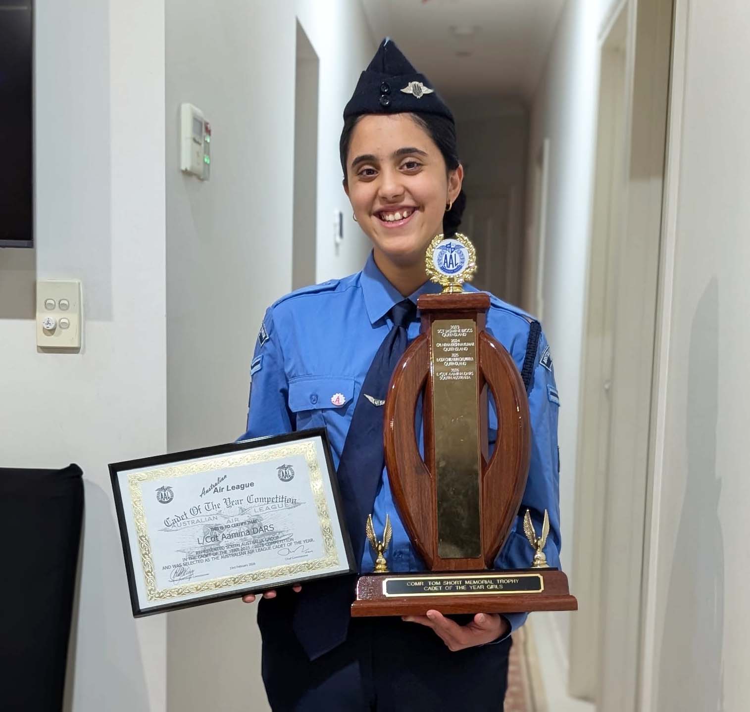 2026 Federal Female Cadet of the Year – St Aloysius College Adelaide